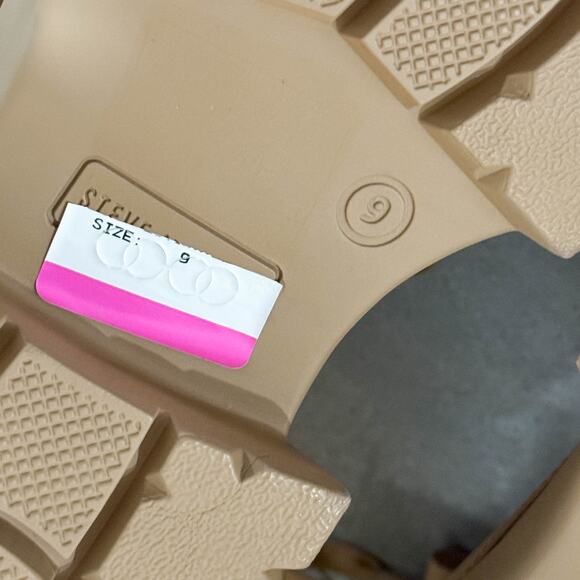 Steve Maden Thora Nylon Lace Up Chunky Combat Lug Boots Gorpcore Tan Size 9 NWT - Picture 11 of 12